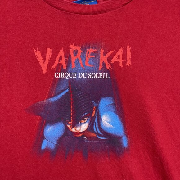 Cirque Du Soleil T Shirt Varekai Size 2XL Red Circus Circus Graphic Tee - Picture 8 of 16